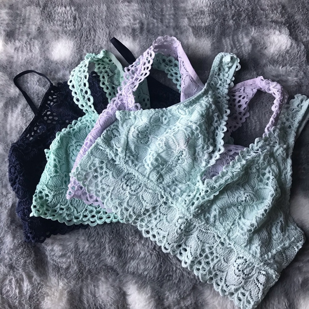 4 Aerie bralettes